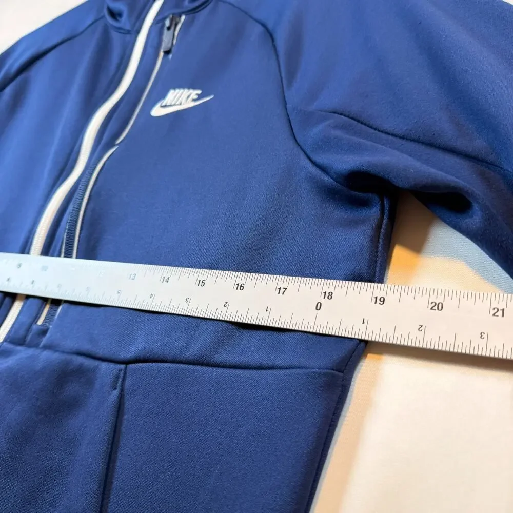 Nike Sportswear N98 Tribute Track Jacket Blue Full Zip Mens Size Small